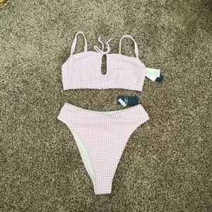 Abercrombie and fitch pink bathing suit